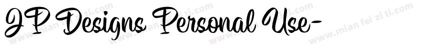 JP Designs Personal Use字体转换